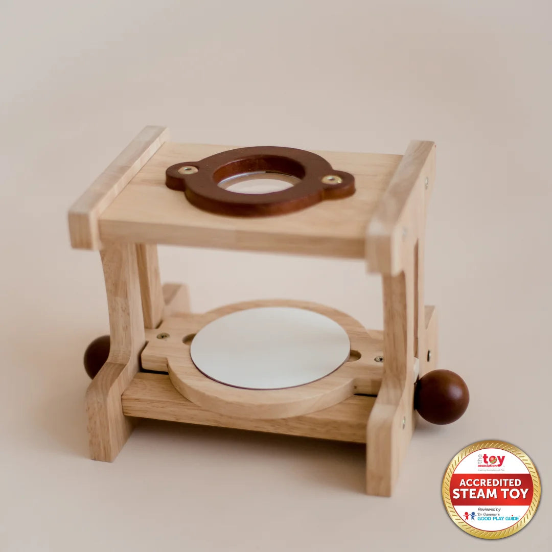 Wooden Microscope: Discover the Tiny Wonders of the Big World! 🌍