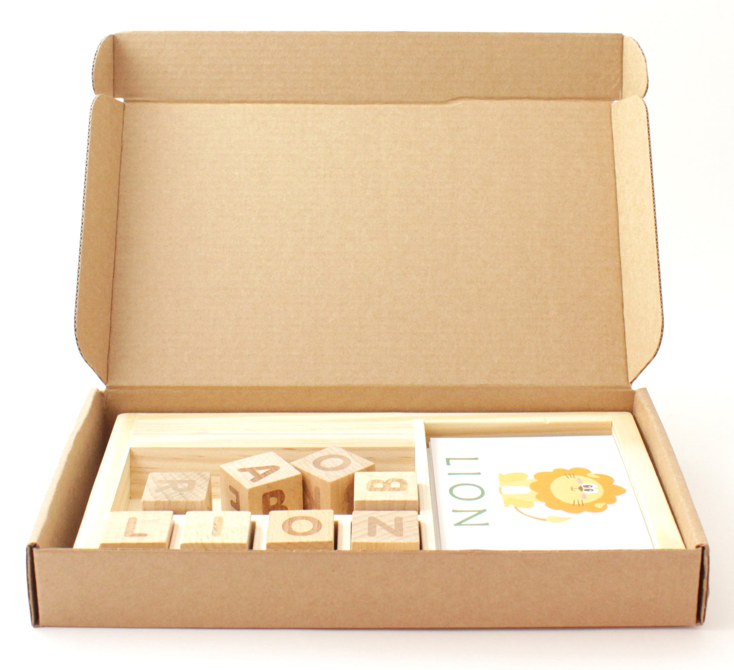 Wooden English Word Learning Toy: Spark Literacy Joy, One Playful Puzzle at a Time!