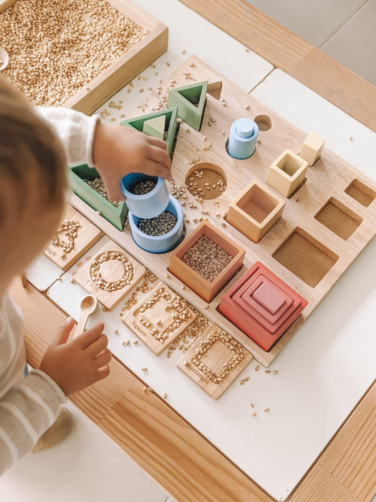 Montessori 3D Sorting & Nesting Board: Where Learning Meets Play! 🎨