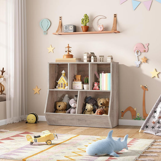 Kids Bookshelf & Toy Storage Organizer
