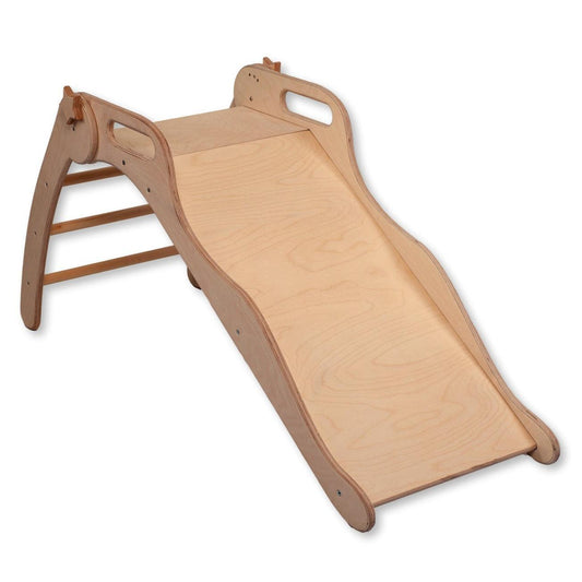 Montessori Foldable Wooden Slide